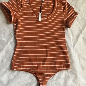 NWT Cuffed Bodysuit